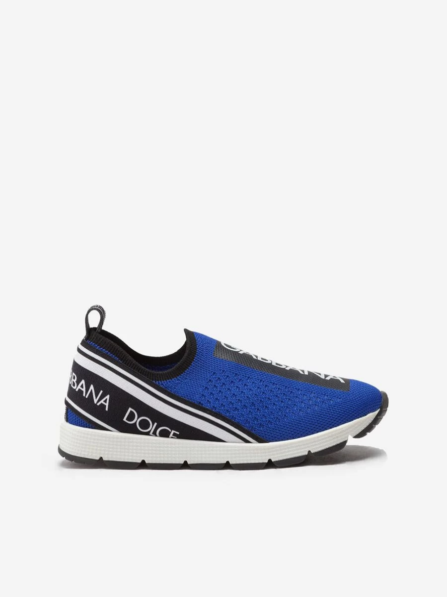 Dolce & Gabbana Kids Boys Logo Slip-On Sneakers | EU Sizing | Childsplay Clothing