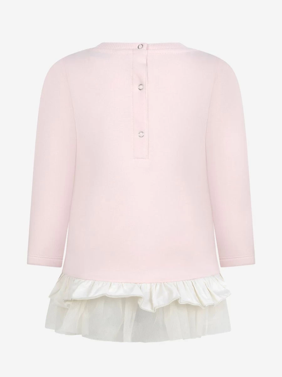 Moncler Enfant Baby Girls' Cotton Logo Dress - Stylish & Comfortable Outfit