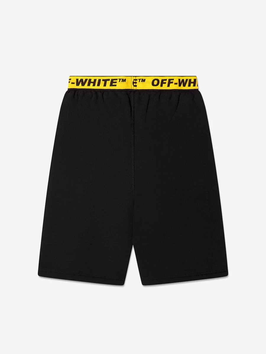 Off-White Boys' Industrial Logo Sweatpants | Casual Streetwear Joggers for Kids