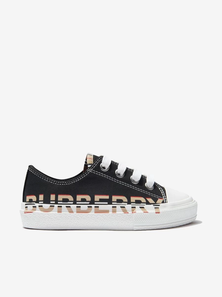 Burberry Boys' Mini Larkhall Lace-Up Sneakers | Kids' Casual Trainers | EU Sizing
