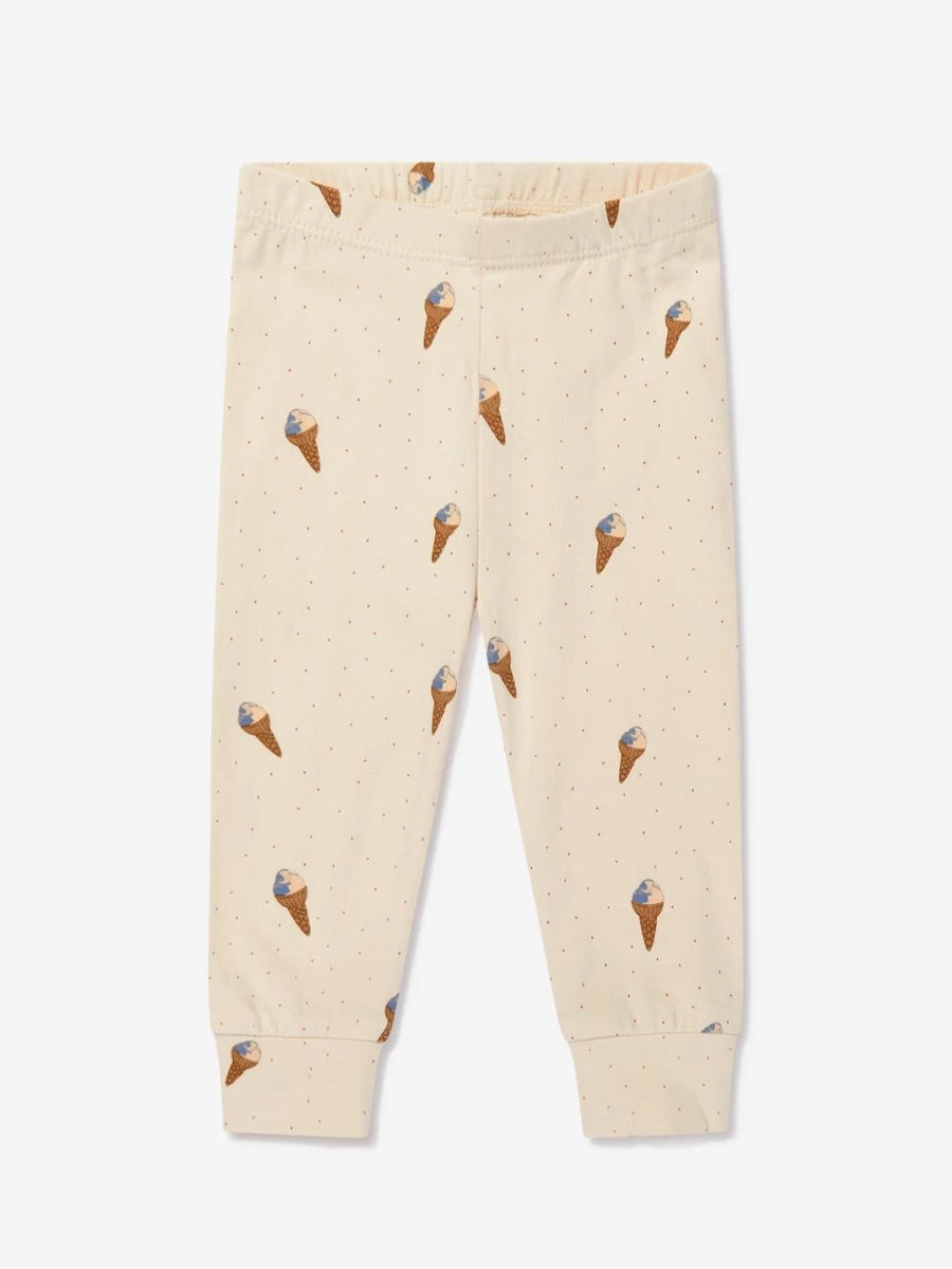 Konges Slojd Girls Organic Cotton Baby Pants - Soft Unisex Toddler Bottoms