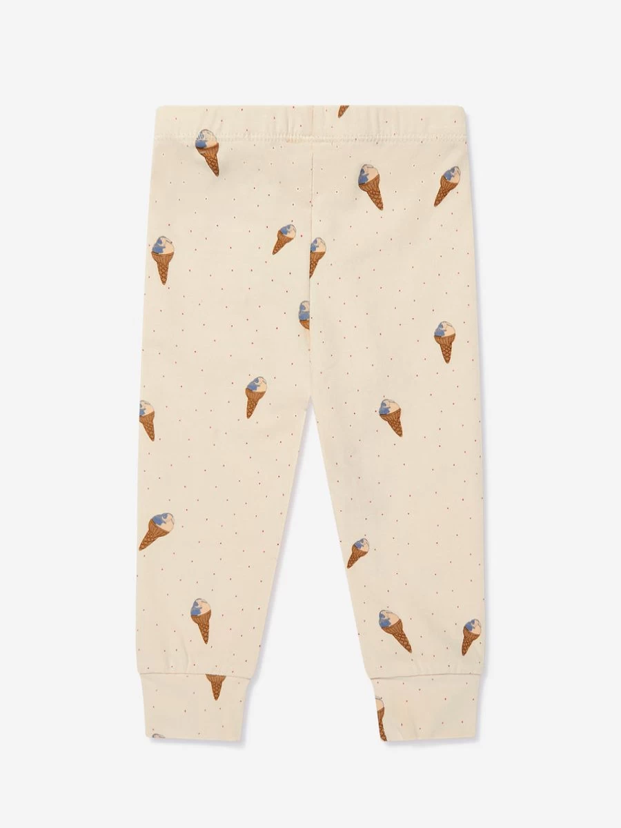 Konges Slojd Girls Organic Cotton Baby Pants - Soft Unisex Toddler Bottoms
