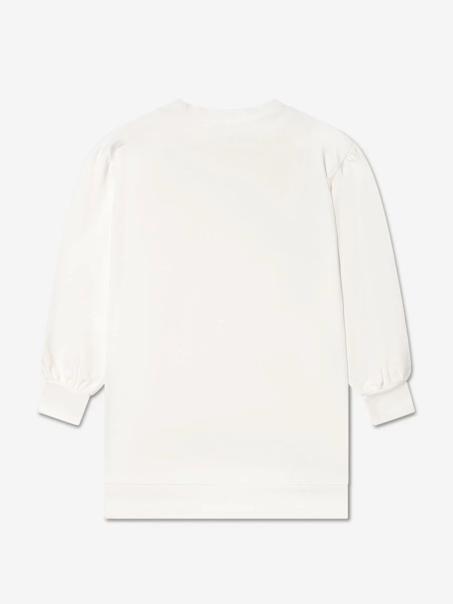 Emilio Pucci Girls Iridescent Logo Sweater Dress | Luxe Kids Fashion