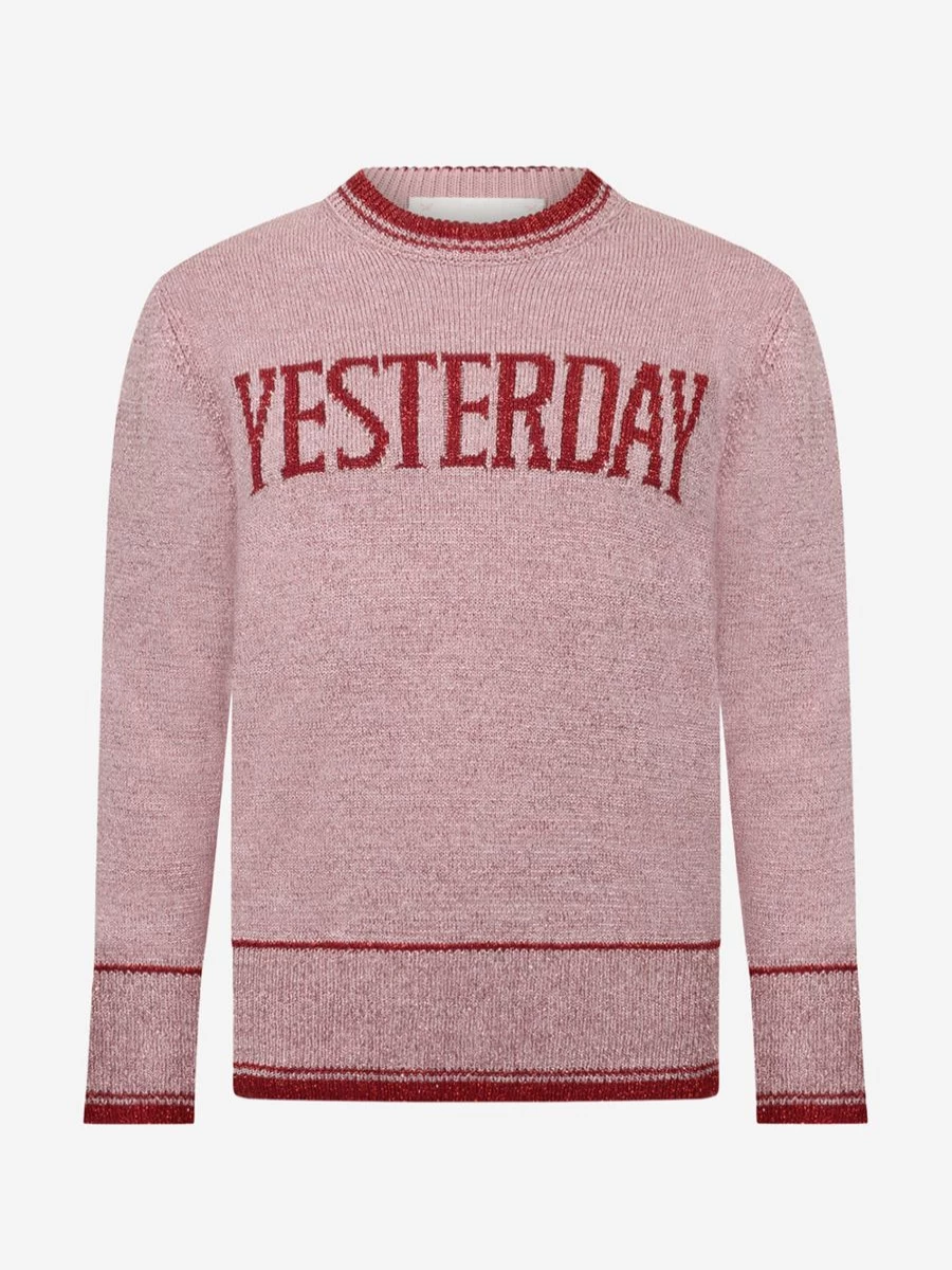 Alberta Ferretti Junior Girls' Yesterday Sweater - Trendy Knitwear for Kids
