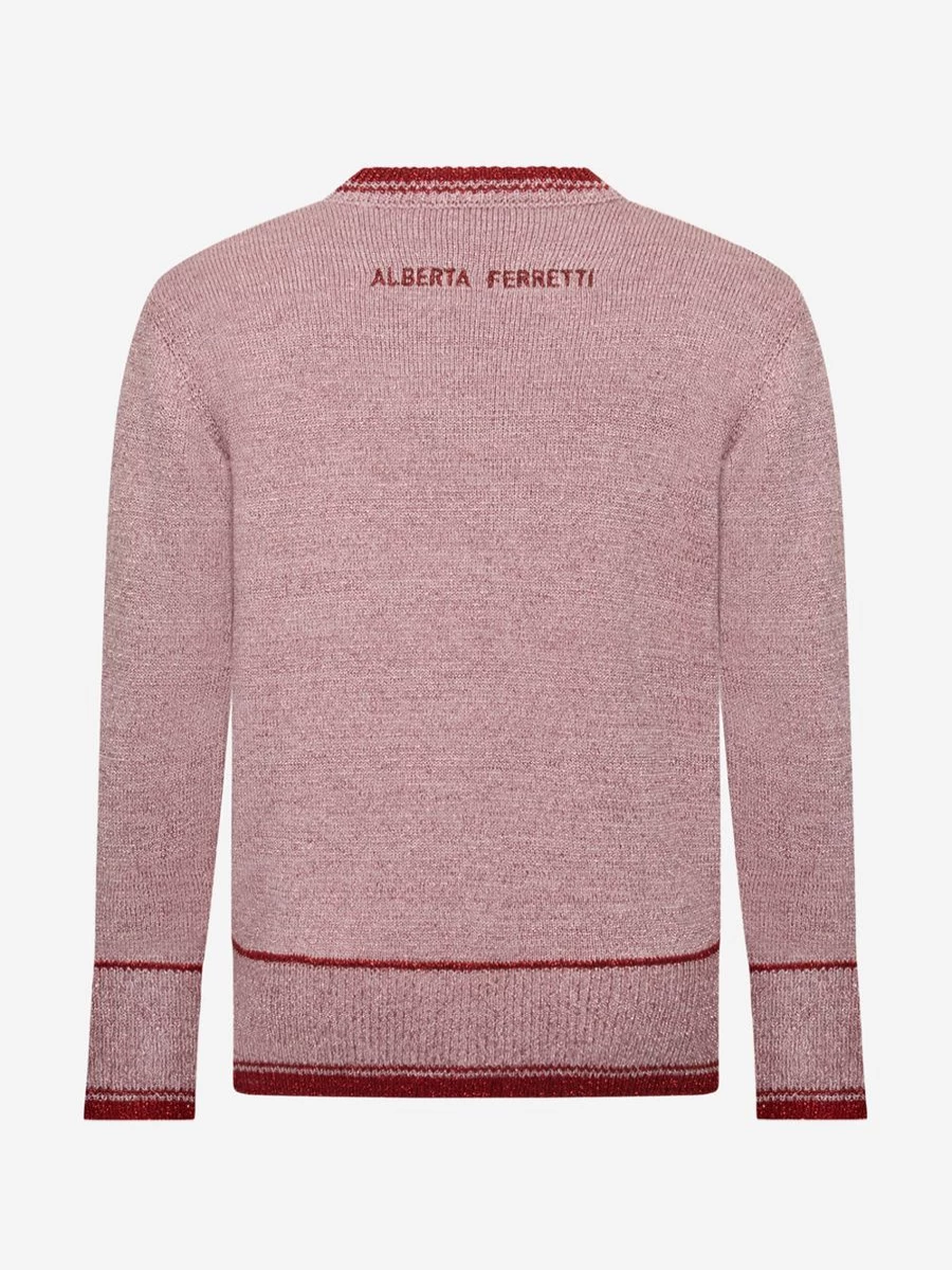 Alberta Ferretti Junior Girls' Yesterday Sweater - Trendy Knitwear for Kids