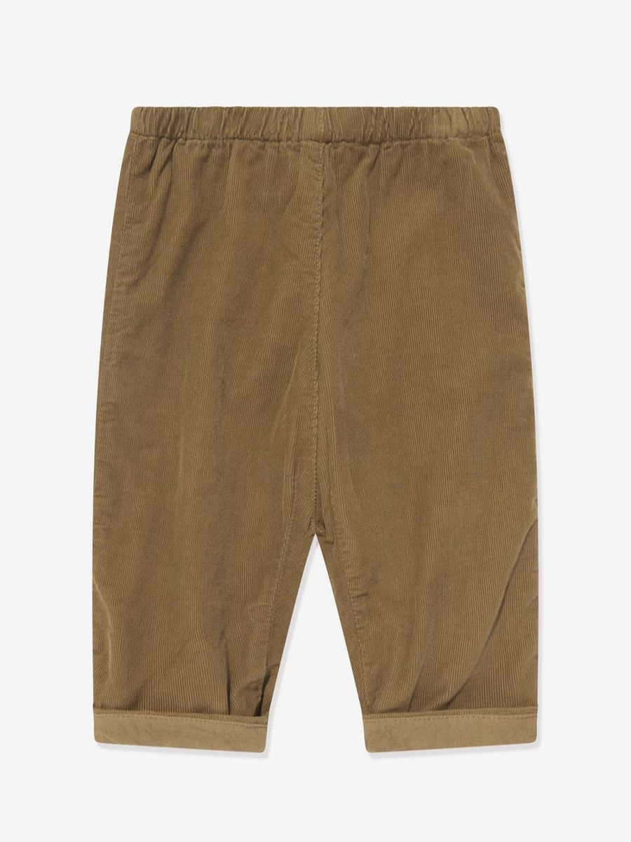 Bonpoint Baby Boys Brown Dandy Trousers – Premium Luxury Cotton Pants for Toddlers