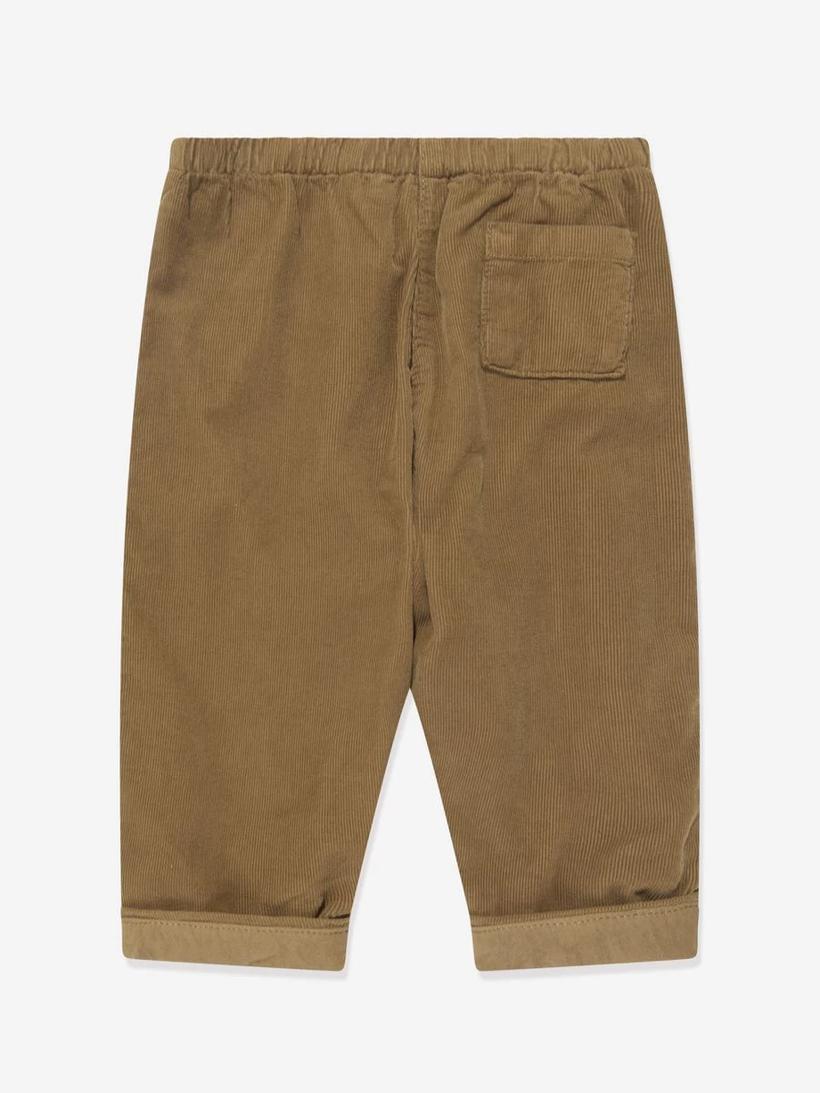 Bonpoint Baby Boys Brown Dandy Trousers – Premium Luxury Cotton Pants for Toddlers