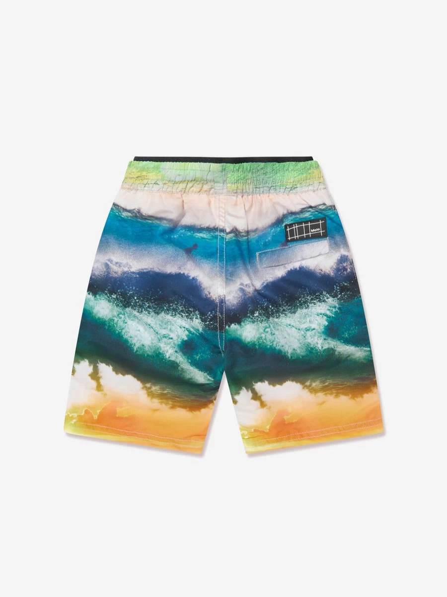 Molo Teen Boys' Colorful Neal Swim Shorts for Summer Beach Fun