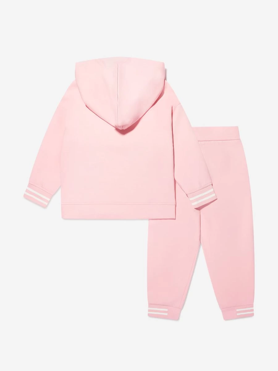 Emporio Armani Teen Girls Pink Logo Tracksuit - Sporty Casual Outfit