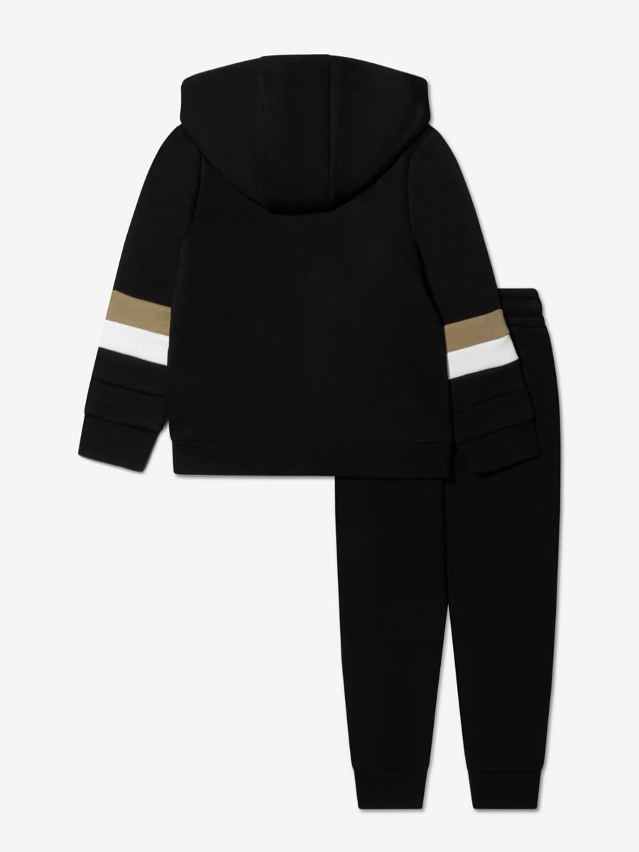 BOSS Teen Boys' Black Logo Tracksuit - Stylish & Comfortable Athletic Set