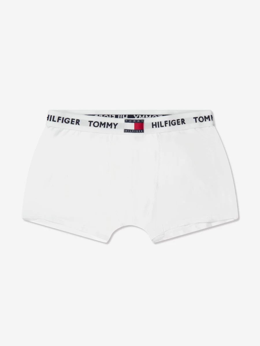 Tommy Hilfiger Boys' 2-Pack White Boxer Shorts Set