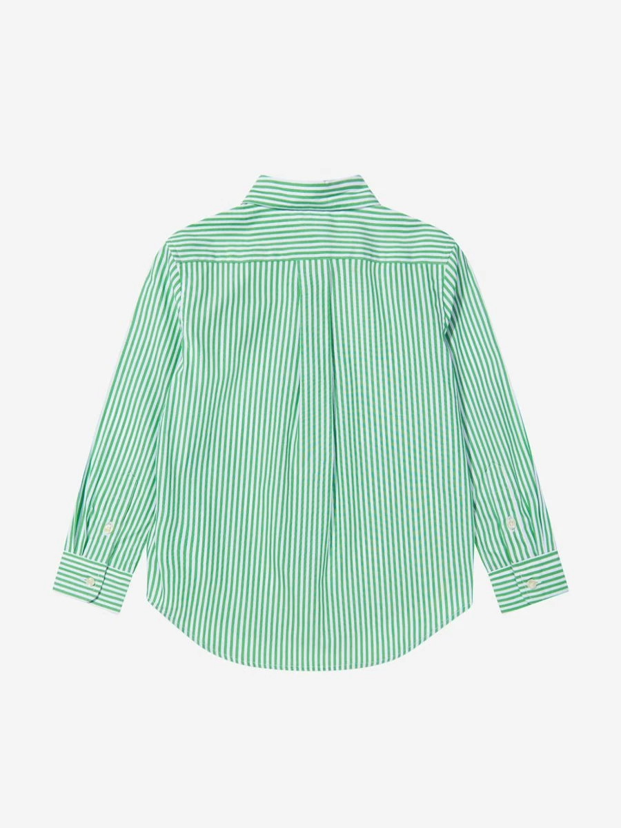 Ralph Lauren Kids Teen Boys' Green Athletic Sports Shirt