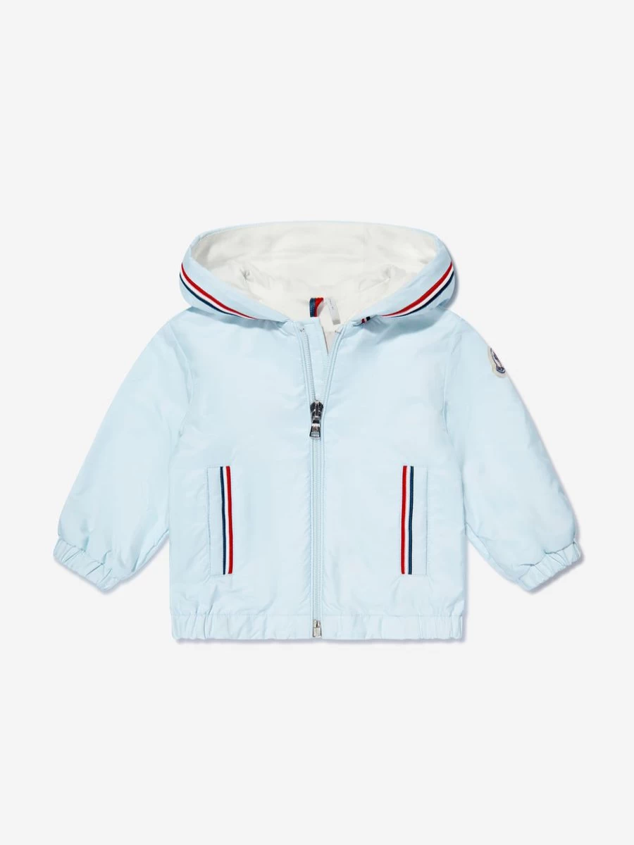 Moncler Enfant Baby Boys Blue Granduc Jacket – Warm Winter Coat for Infants