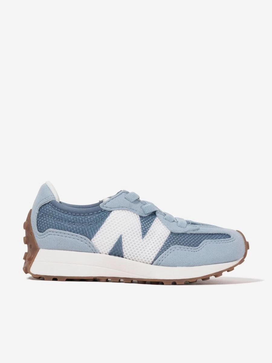 New Balance Kids 327 Sneakers for Boys - Blue Athletic Training Shoes
