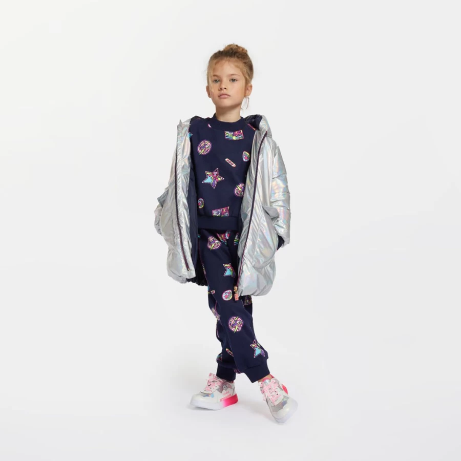 Billieblush Navy Badge Print Tracksuit for Teen Girls