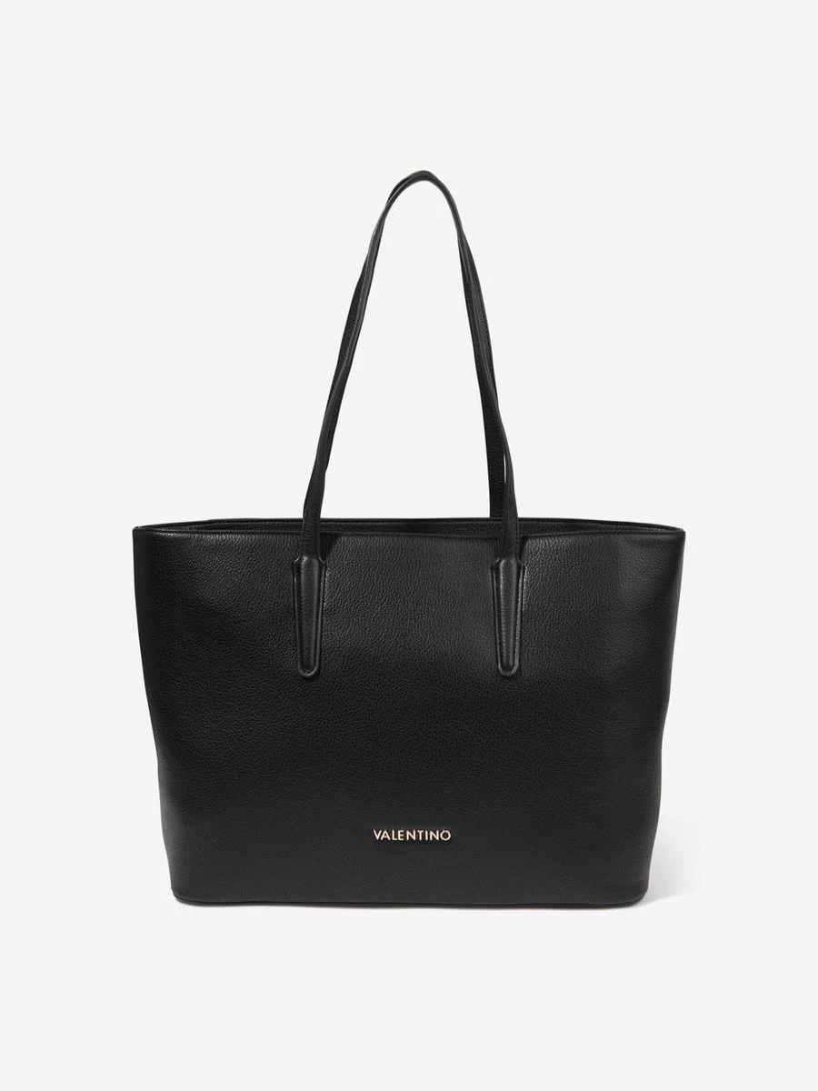 Valentino Girls Shopping Bag - Black Martu Tote, 38cm Width