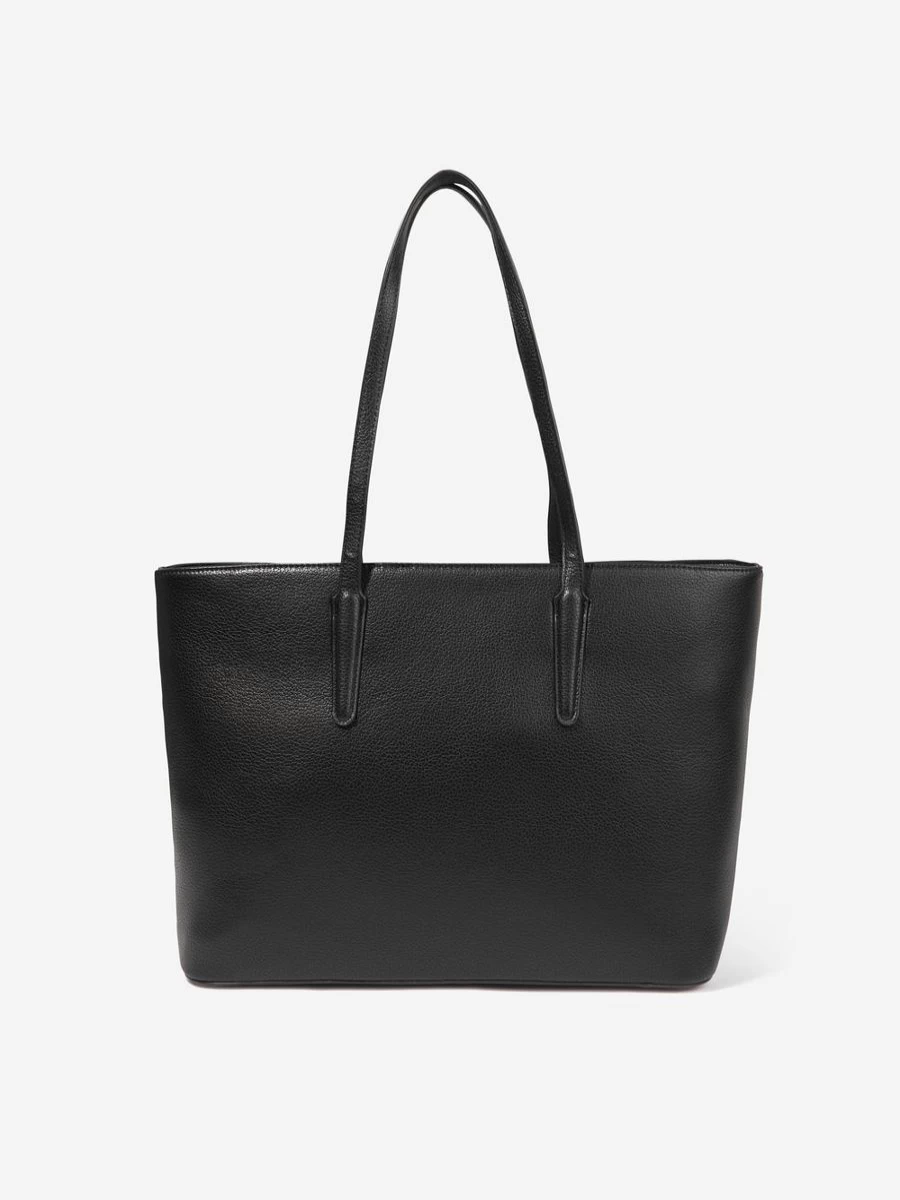 Valentino Girls Shopping Bag - Black Martu Tote, 38cm Width