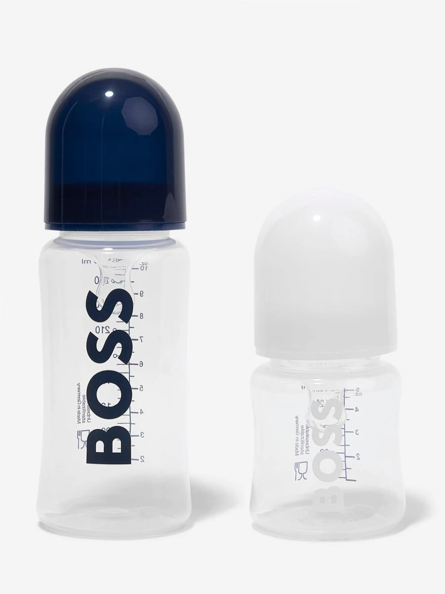BOSS Baby Navy 2-Piece Bottle Set | Newborn Essentials by Childsplay Clothing