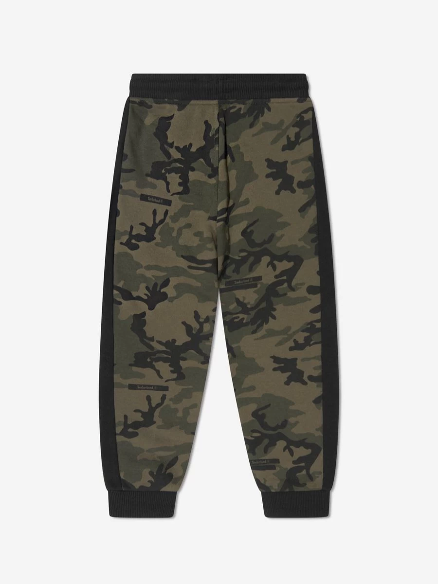 Timberland Boys' Green Camouflage Jogger Pants for Toddlers & Kids