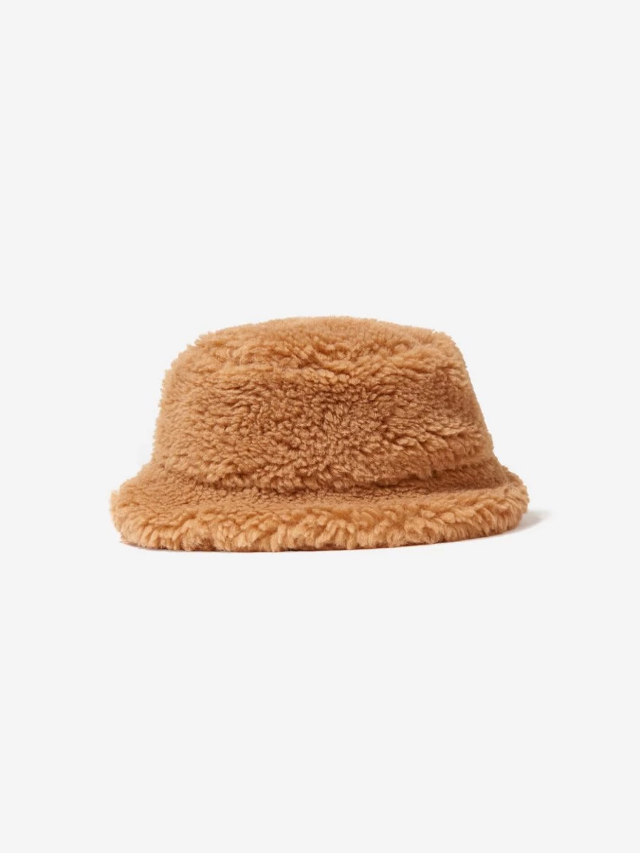 Stand Studio Teen Faux Fur Wera Mini Bucket Hat - Stylish Winter Accessory for Girls
