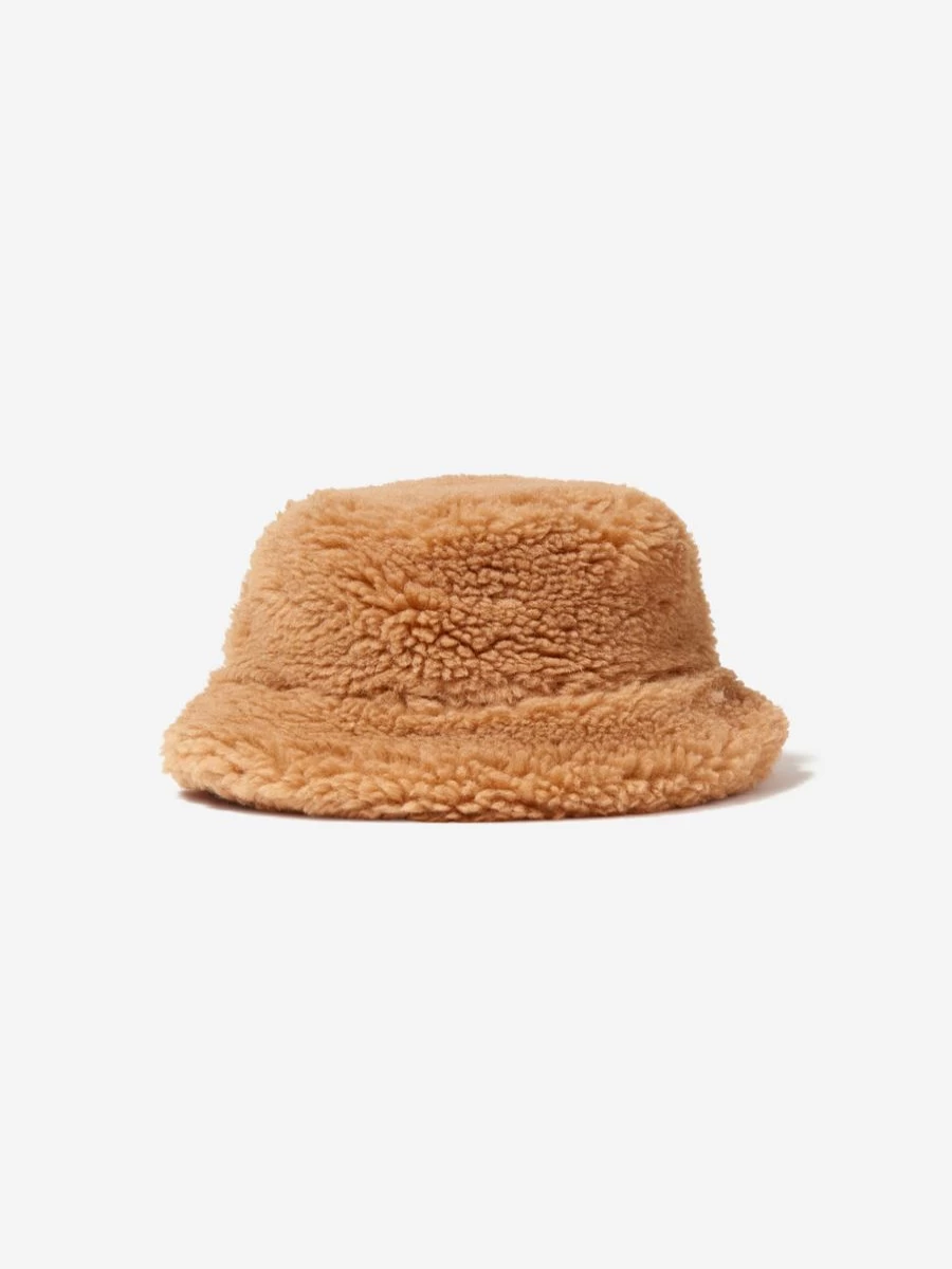 Stand Studio Teen Faux Fur Wera Mini Bucket Hat - Stylish Winter Accessory for Girls