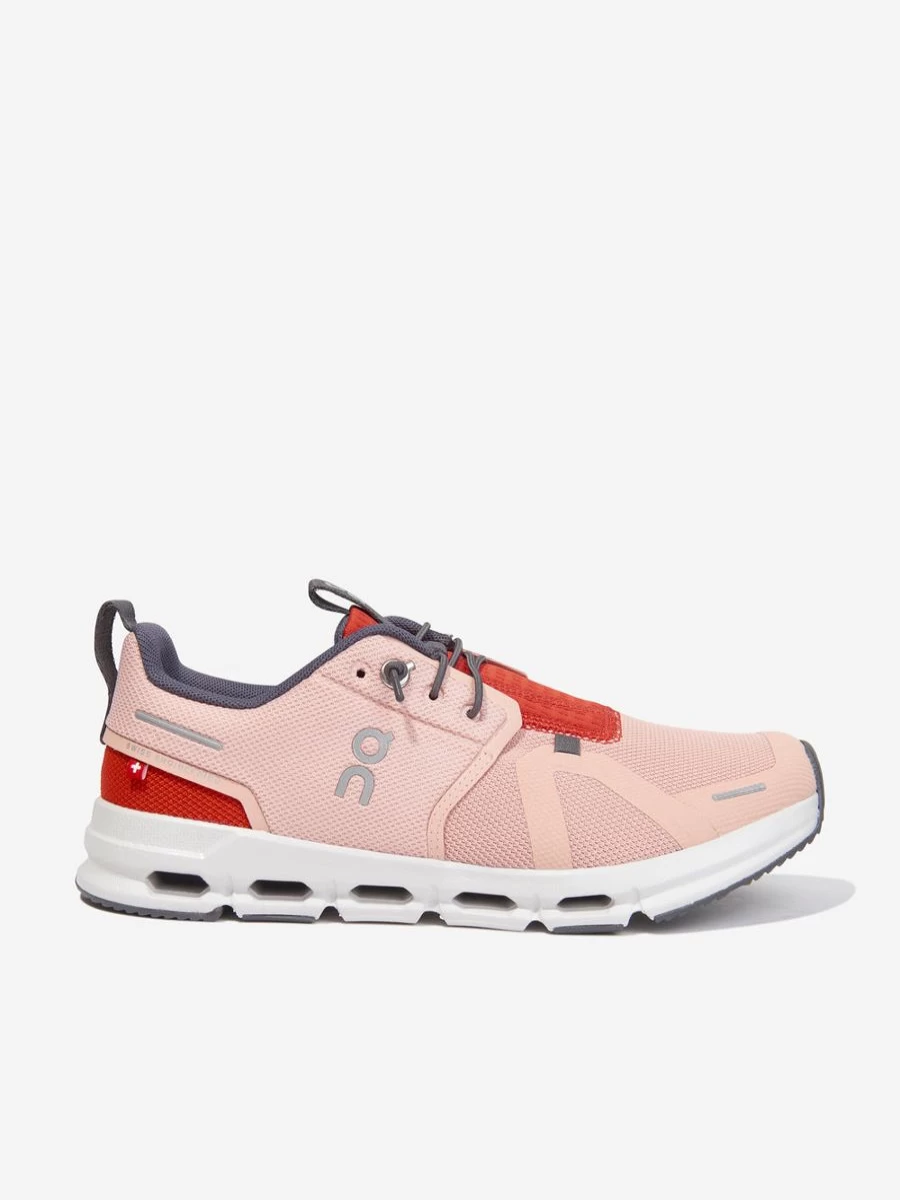 On Running Kids Cloud Sky Pink Trainers for Girls - Lightweight Running Shoes