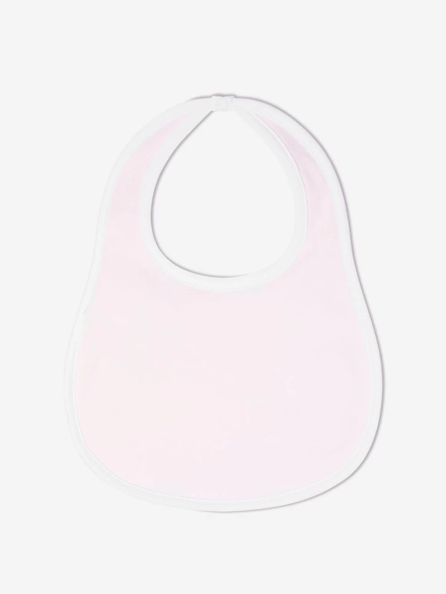 Magnolia Baby Girls Soft Pima Cotton Bib - Pink for Newborns & Infants
