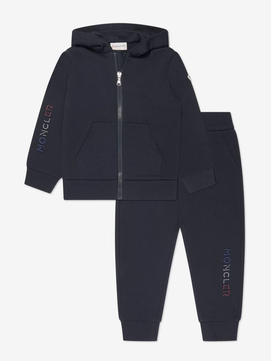 Moncler Enfant Boys Navy Branded Tracksuit for Kids