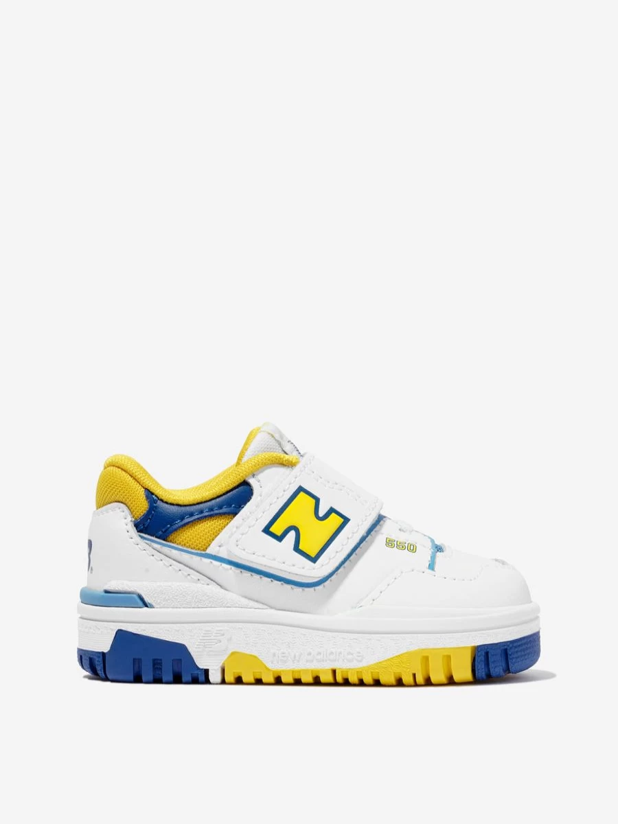 New Balance Baby 550 White Logo Trainers - Kids' Sneakers | Childsplay Clothing