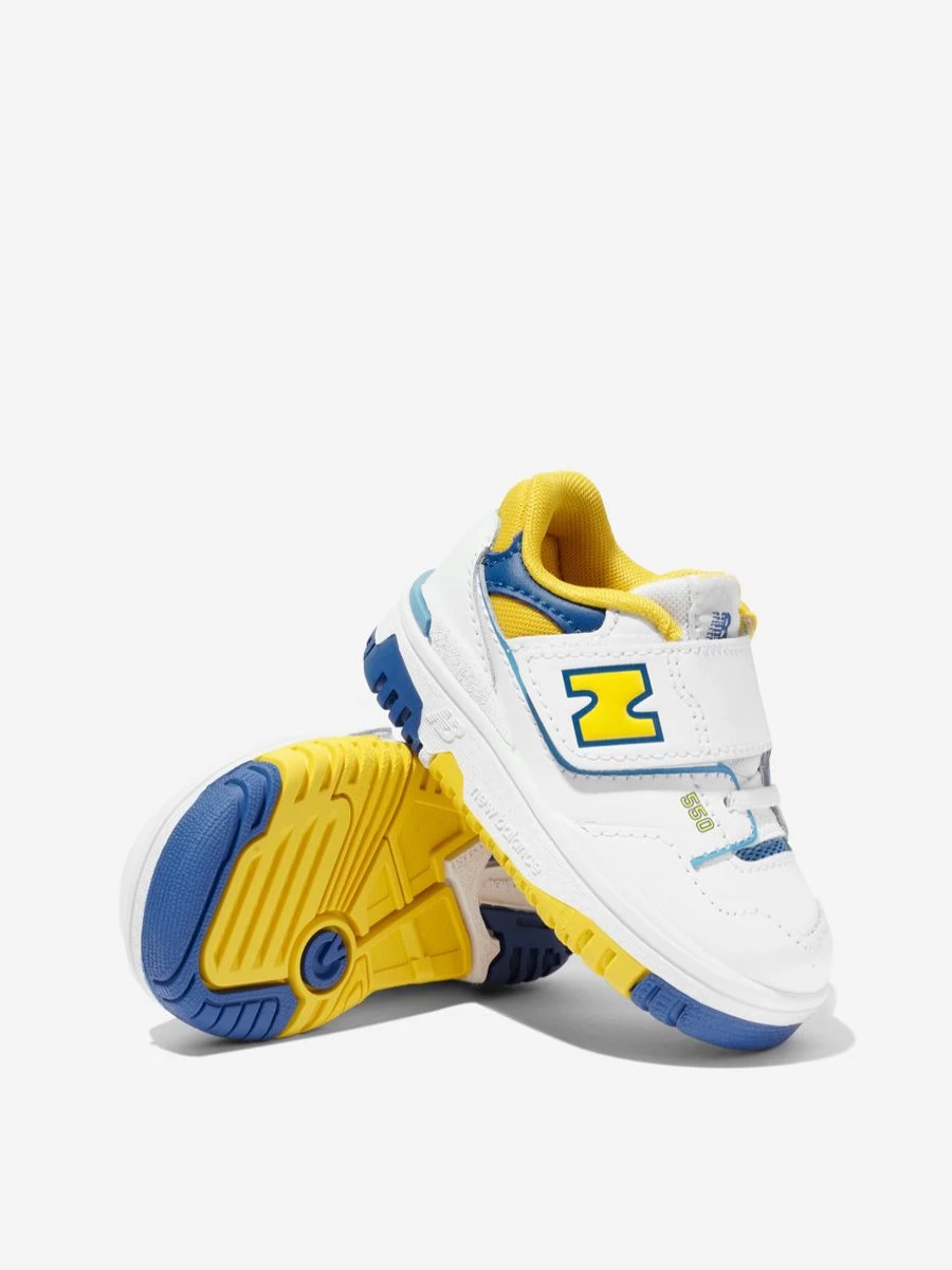 New Balance Baby 550 White Logo Trainers - Kids' Sneakers | Childsplay Clothing