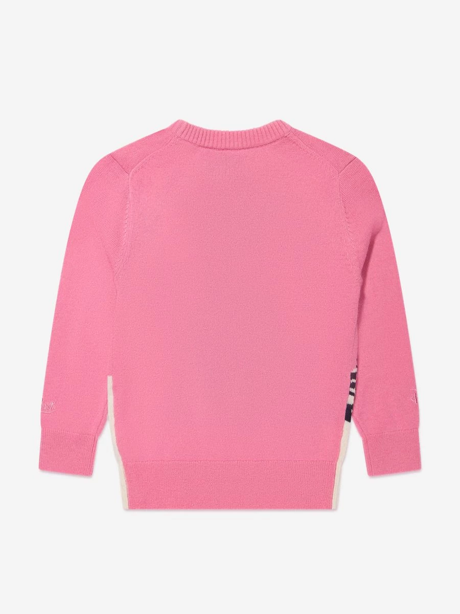 MC2 Saint Barth Girls Pink Mickey & Minnie Mouse Ski Jumper Sweatshirt