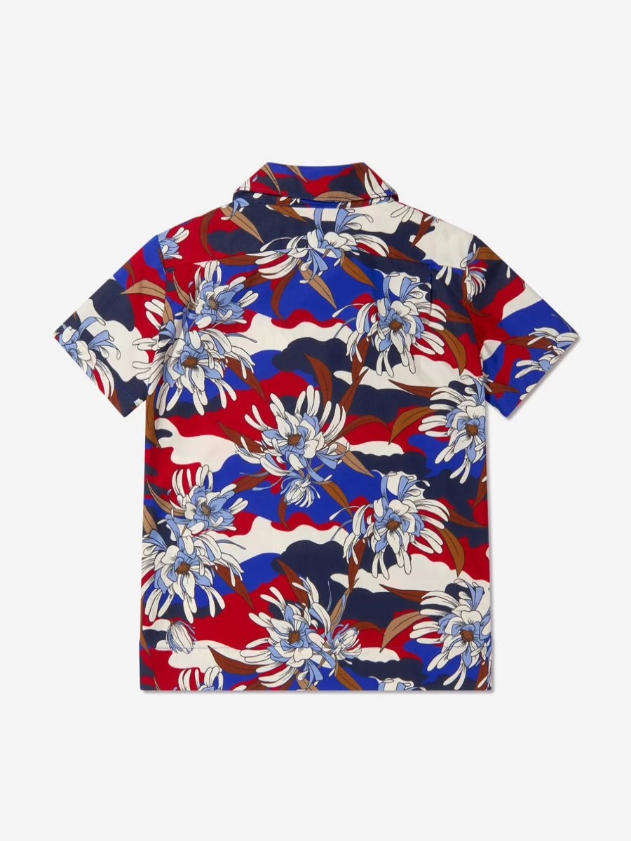 Moncler Enfant Teen Boys Multicolor Short Sleeve Shirt - Stylish & Comfortable Casual Wear
