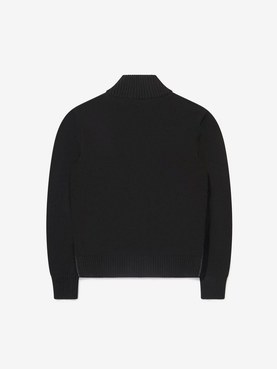 Moncler Enfant Boys' Knitted Padded Down Cardigan Coat