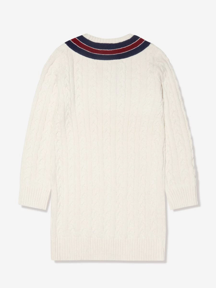 Ralph Lauren Kids Ivory Cricket Dress for Teen Girls