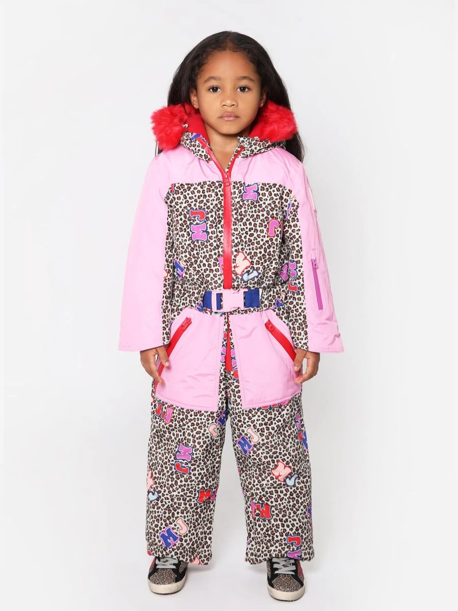 MARC JACOBS Girls Cheetah Print Snowsuit - Stylish Winter Outfit for Girls | Childsplay Clothing