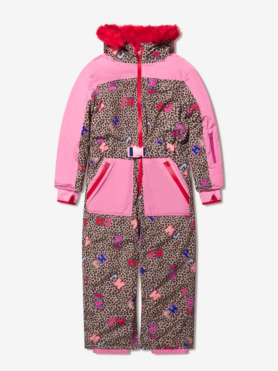 MARC JACOBS Girls Cheetah Print Snowsuit - Stylish Winter Outfit for Girls | Childsplay Clothing