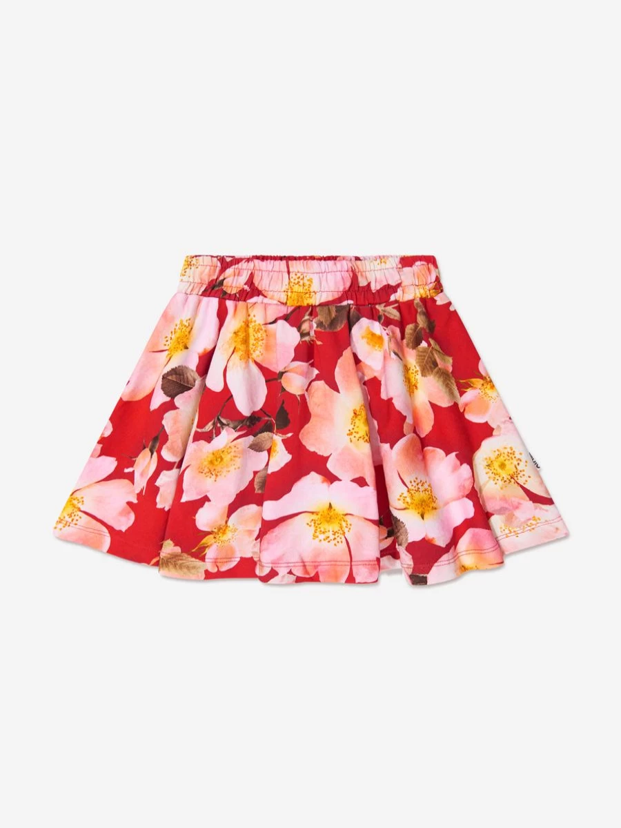 Molo Girls Floral Organic Cotton Skirt - Eco-Friendly Kids Skirt | Childsplay Clothing