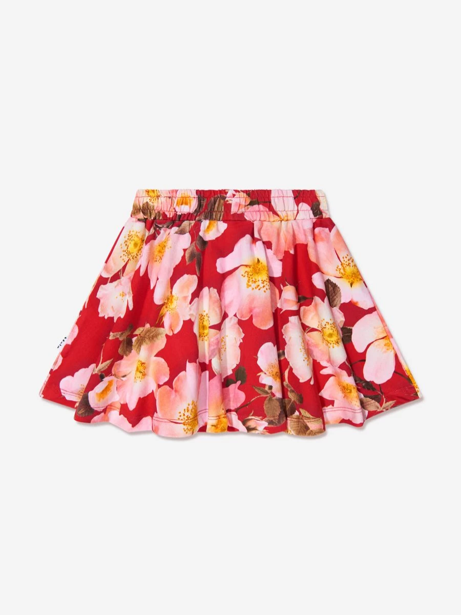Molo Girls Floral Organic Cotton Skirt - Eco-Friendly Kids Skirt | Childsplay Clothing