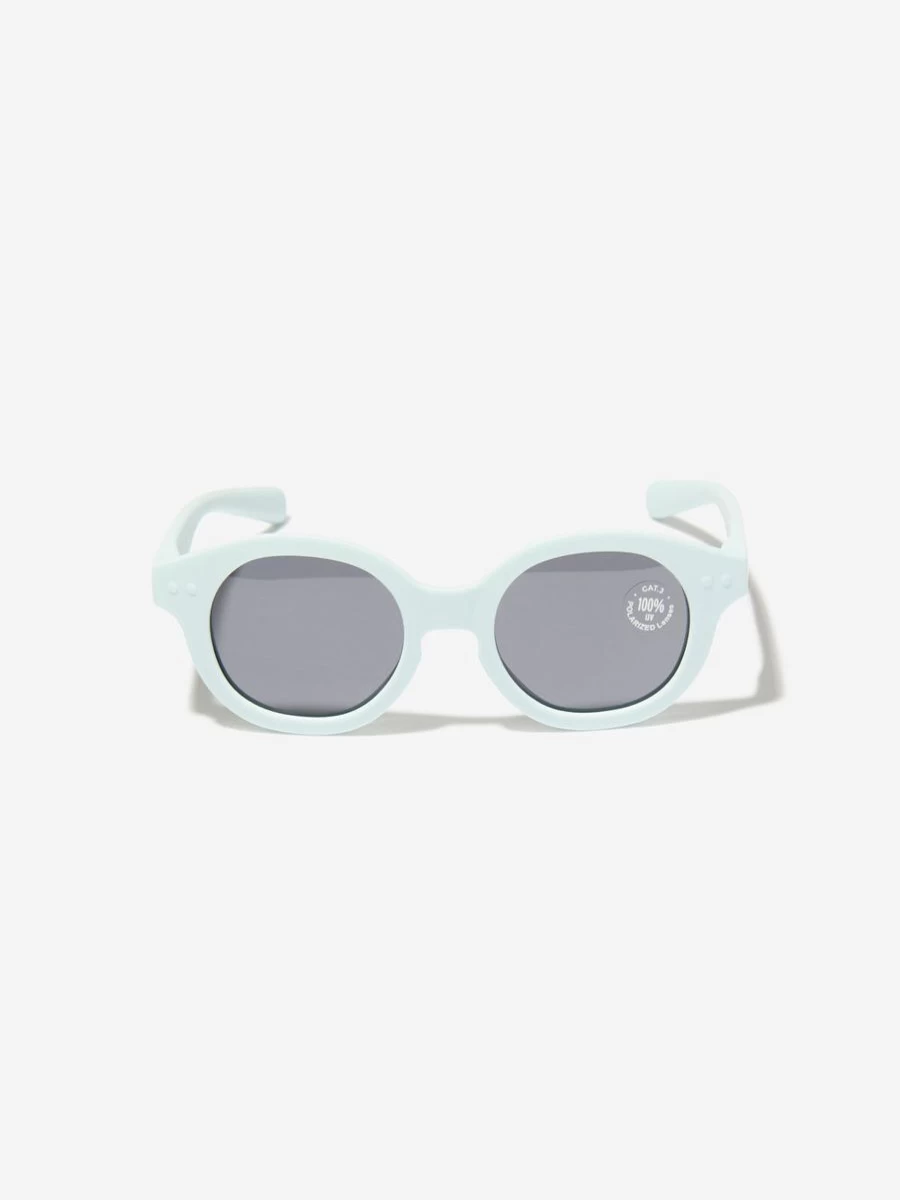 Izipizi Boys Retro Blue Mini Sunglasses for Kids - Vintage Style UV Protection