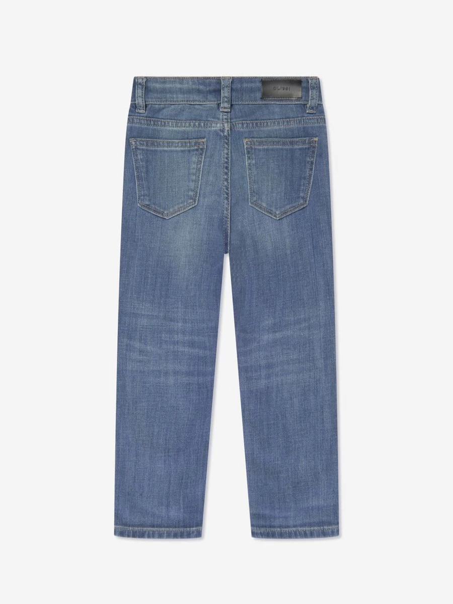 DL1961 Boys' Brady Slim Fit Blue Jeans for Kids | Premium Denim Pants