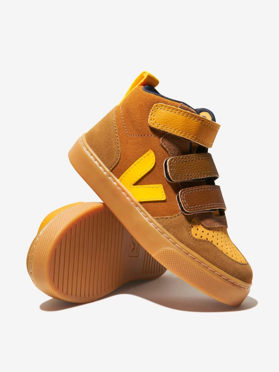 Veja V-10 Mid Suede Sneakers for Teens | Sustainable Kids Trainers | Childsplay Clothing
