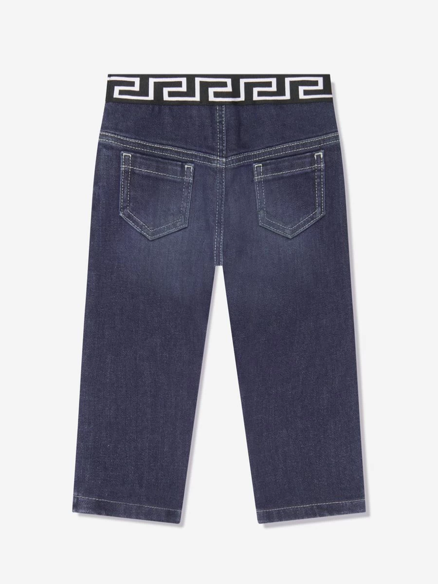 Versace Boys Slim Fit Blue Jeans for Toddlers & Kids