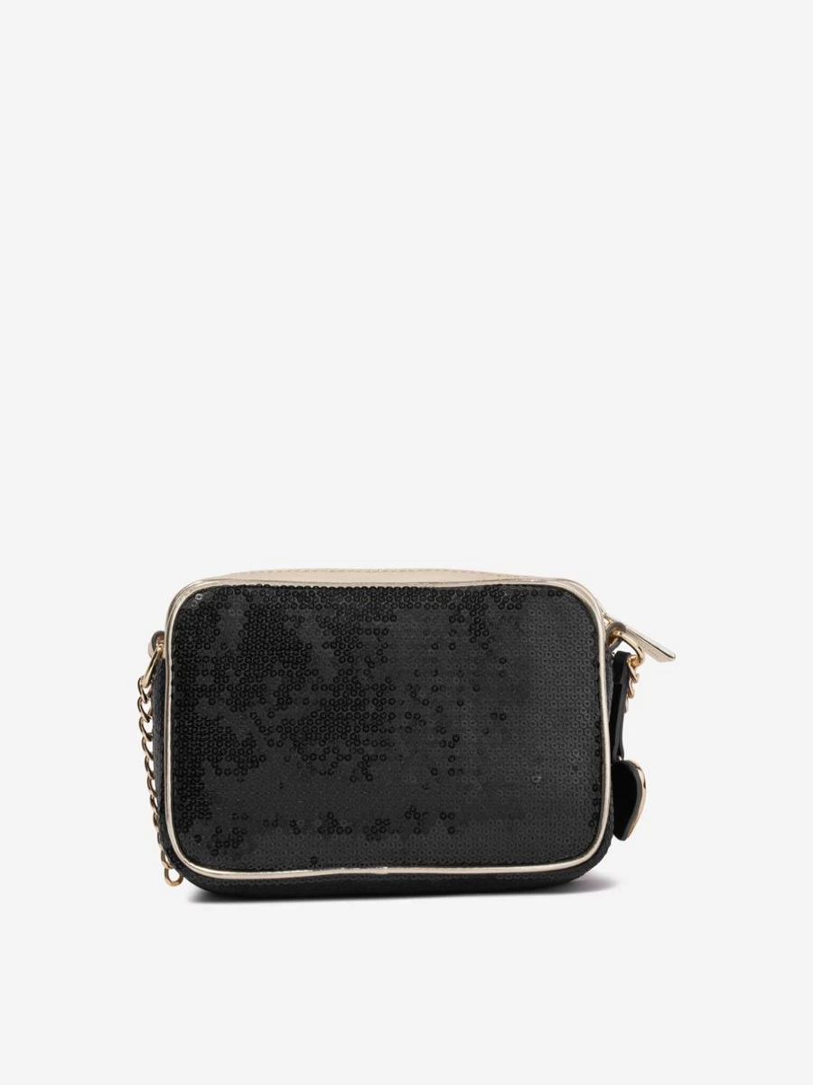 Michael Kors Girls Black Logo Shoulder Bag for Teens - Stylish Crossbody Purse for Girls