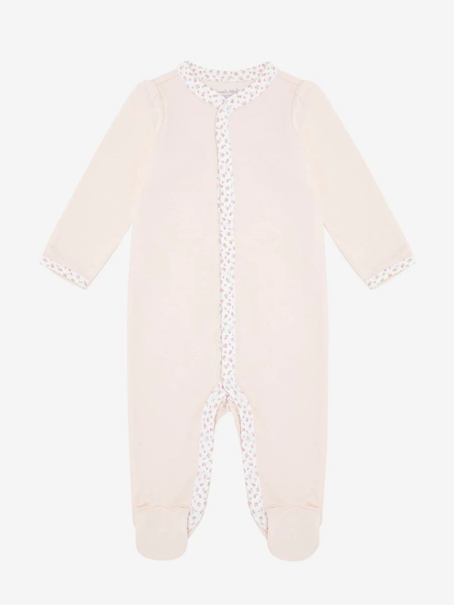 Ralph Lauren Kids Baby Girls Pink Logo Babygrow - Soft Cotton Infant Bodysuit