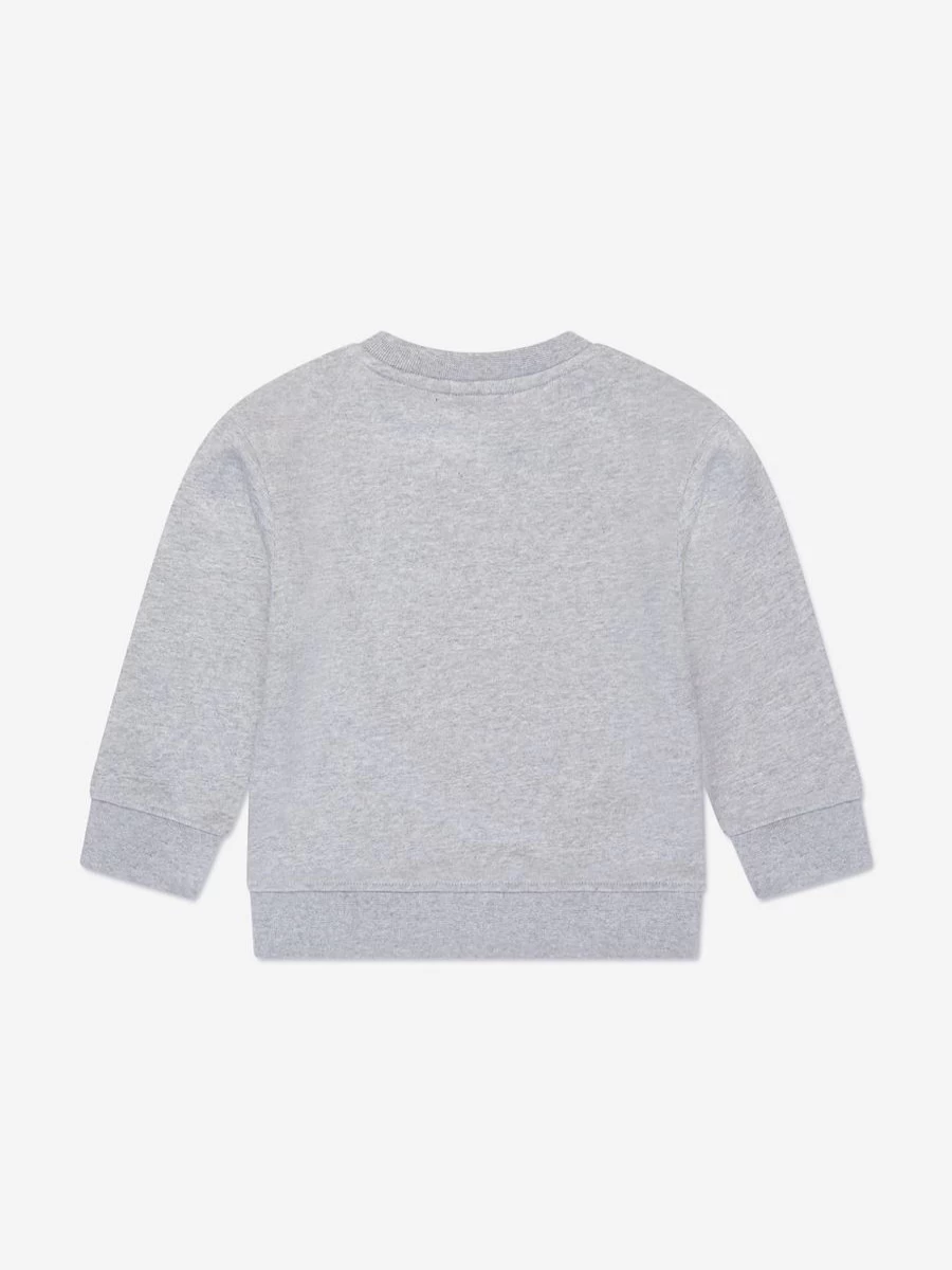 Stella McCartney Kids Grey Logo Sweatshirt for Teens - Stylish Casual Pullover