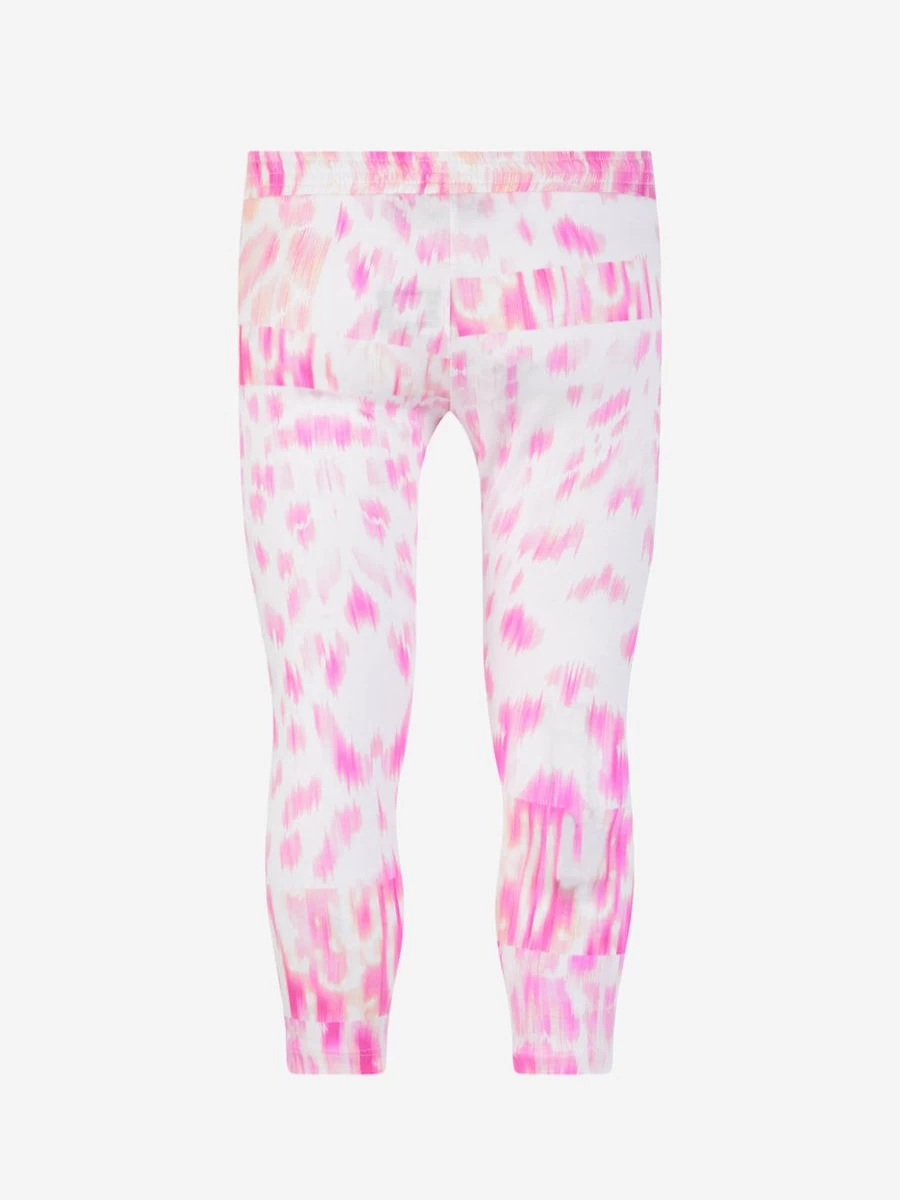 Roberto Cavalli Girls Leopard Print Leggings for Kids Fashion Animal Pattern Comfortable Stretchy Pants
