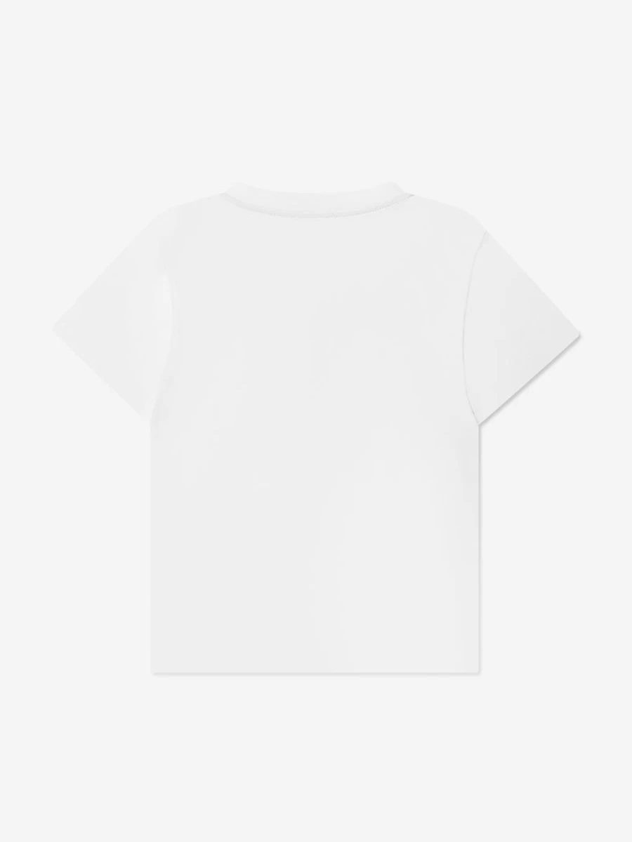 Missoni Teen Boys White Zigzag Pattern T-Shirt