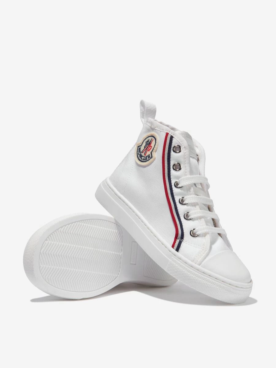 Moncler Enfant Girls Anyse II High Top Logo Sneakers