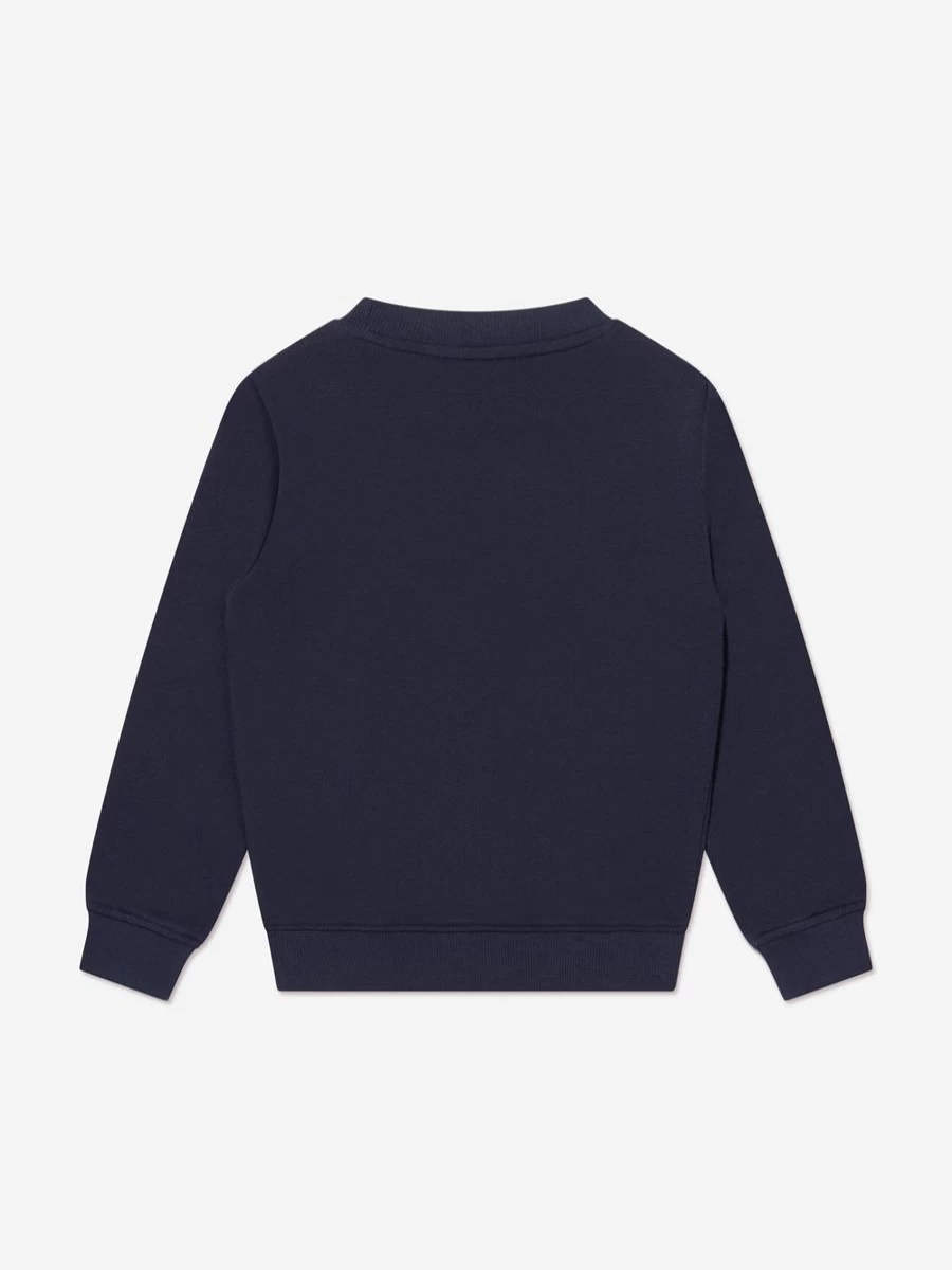 Trussardi Teen Boys Navy Sibbain Sweatshirt - Premium Cotton Hoodie for Teens