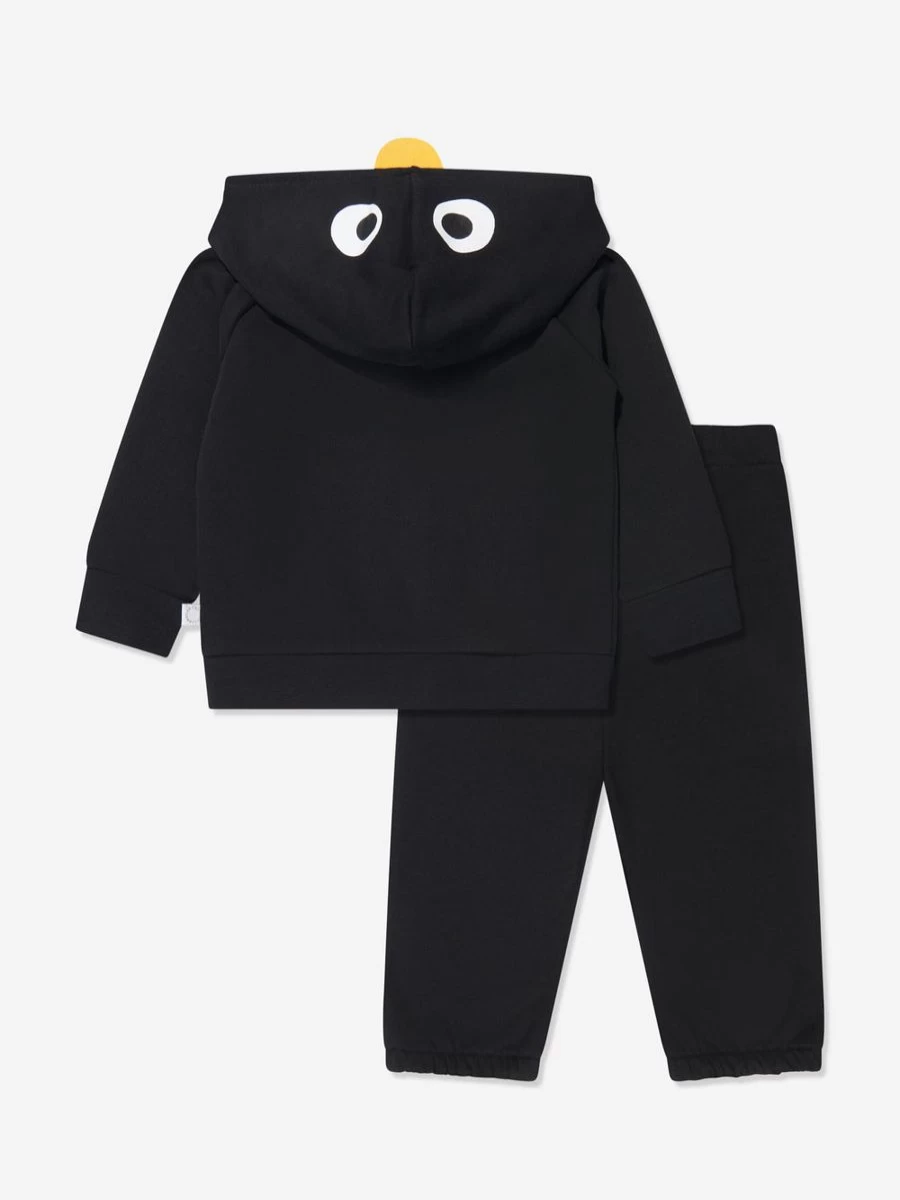 Stella McCartney Kids Girls' Black Baby Penguin Tracksuit - Cute Animal Print Outfit